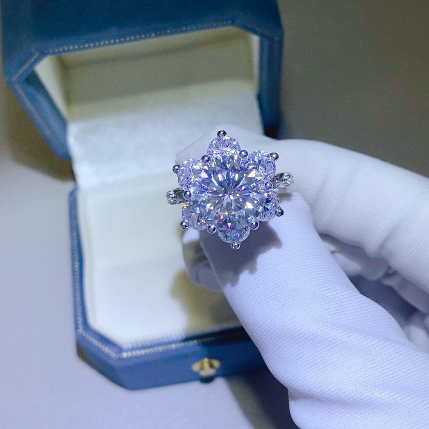 5 Carat Moissanite 925 Sterling Silver Ring Carauana Store
