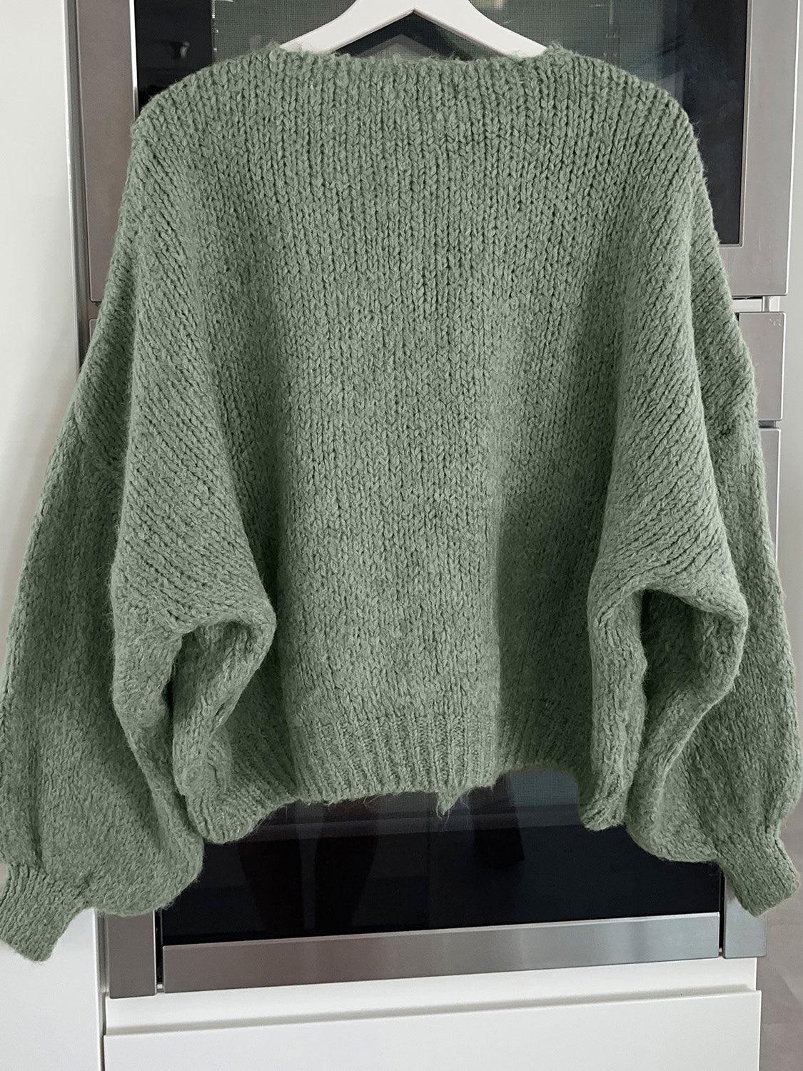 Tied Long Sleeve Dropped Shoulder Cardigan Carauana Store