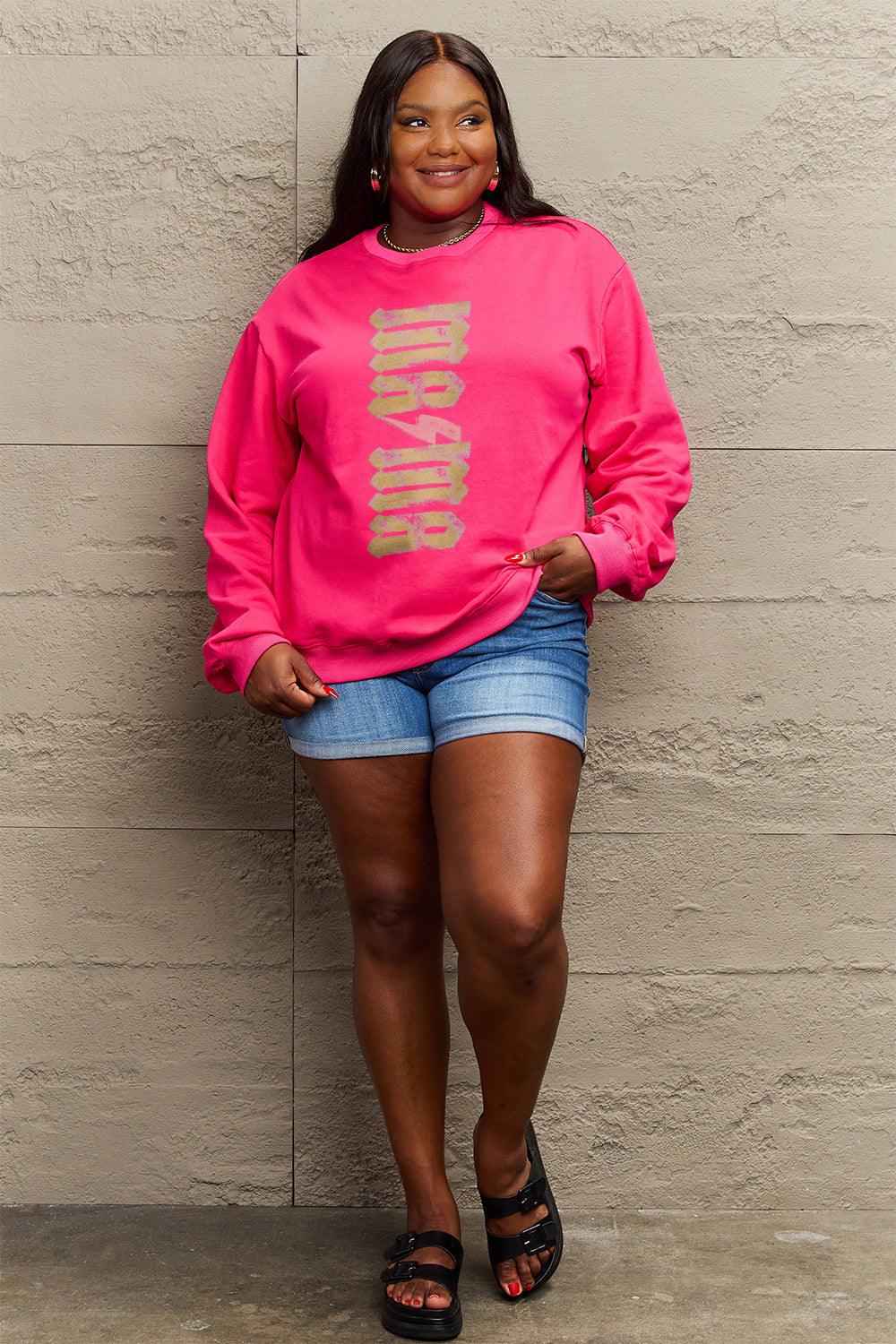 Simply Love Full Size MAMA Round Neck Sweatshirt Carauana Store