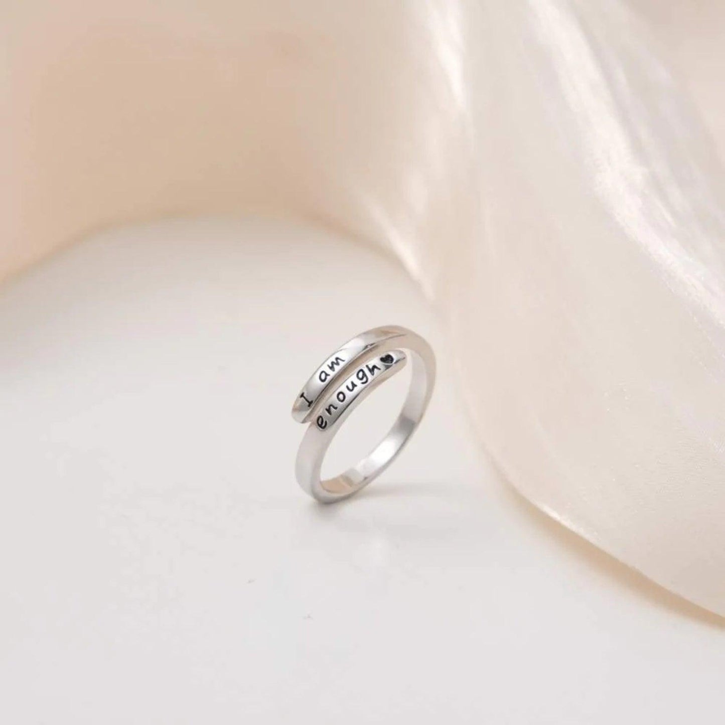 925 Sterling Silver Engraved Bypass Ring Carauana Store