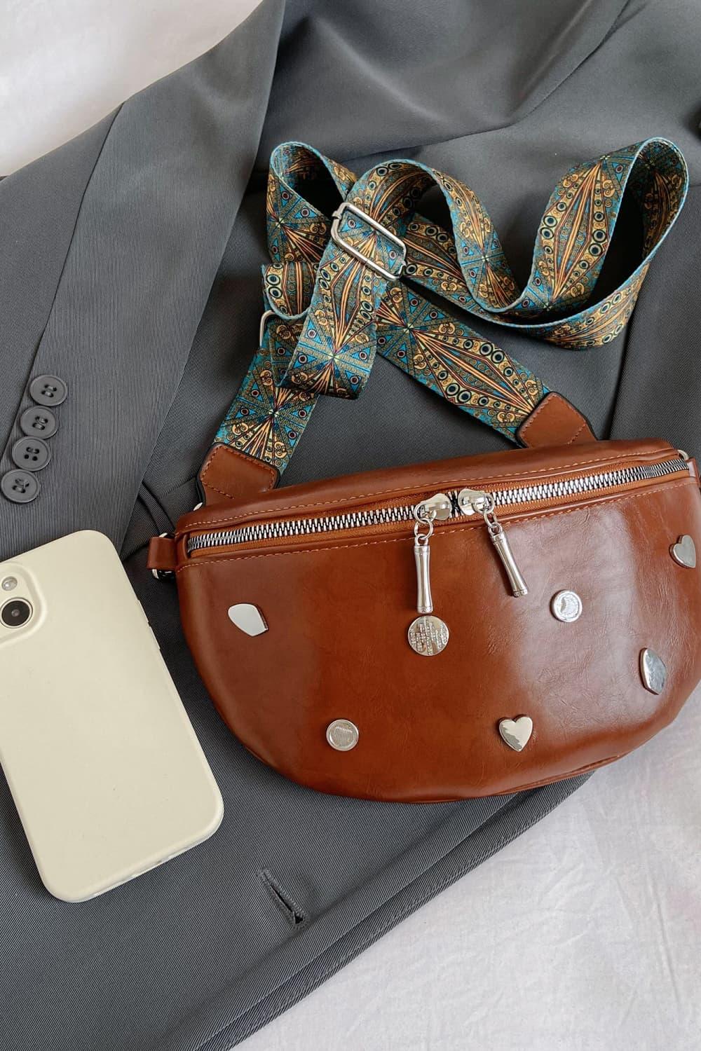 PU Leather Sling Bag Carauana Store