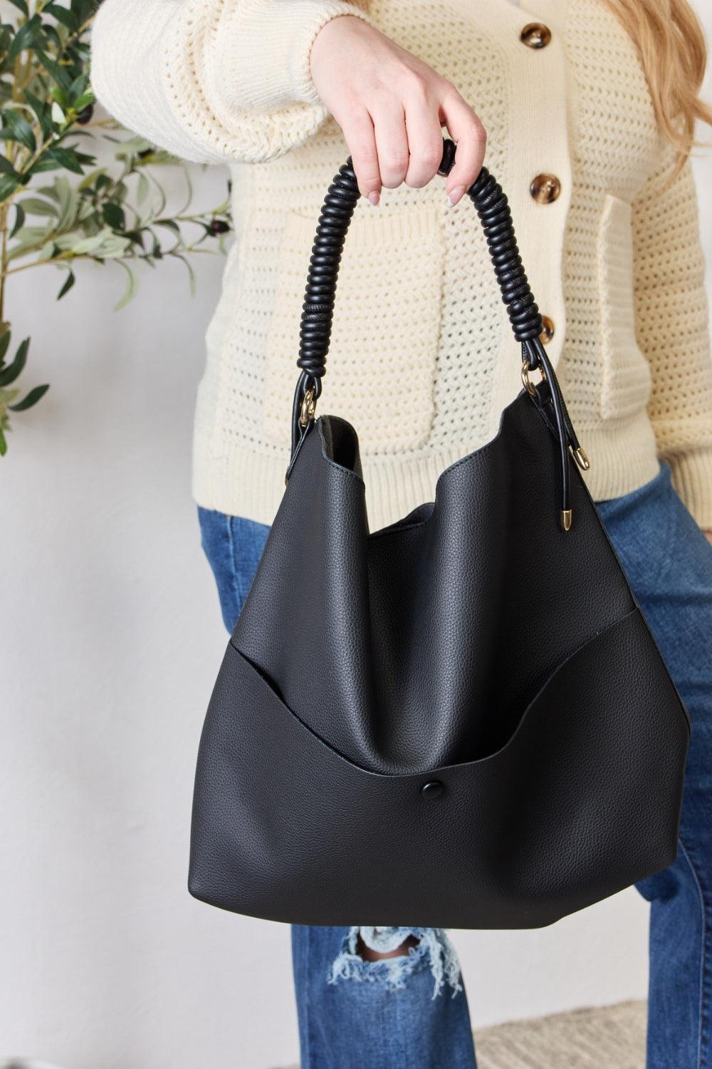 SHOMICO Vegan Leather Handbag with Pouch Carauana Store