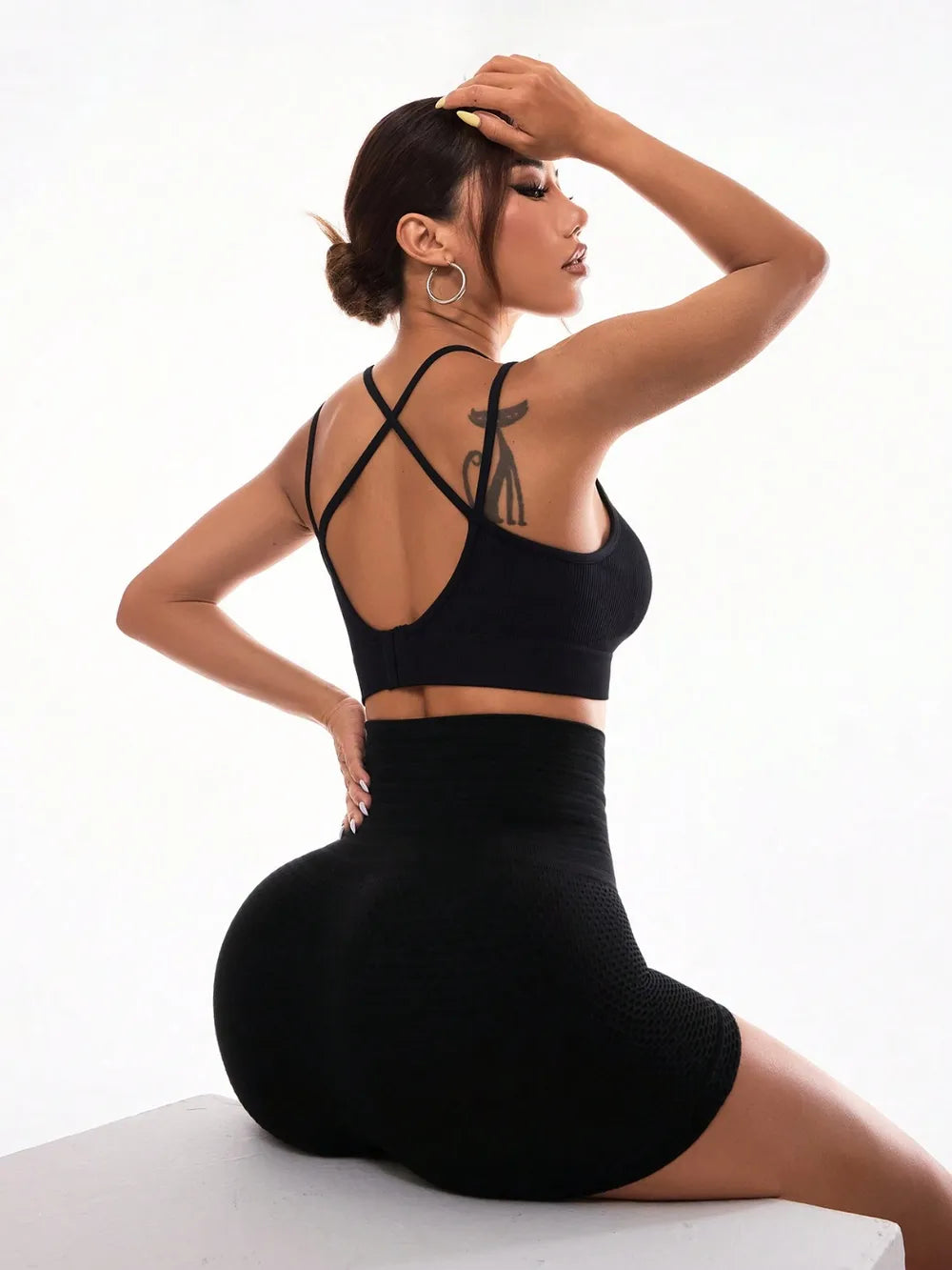 High Waist Active Shorts Carauana Store