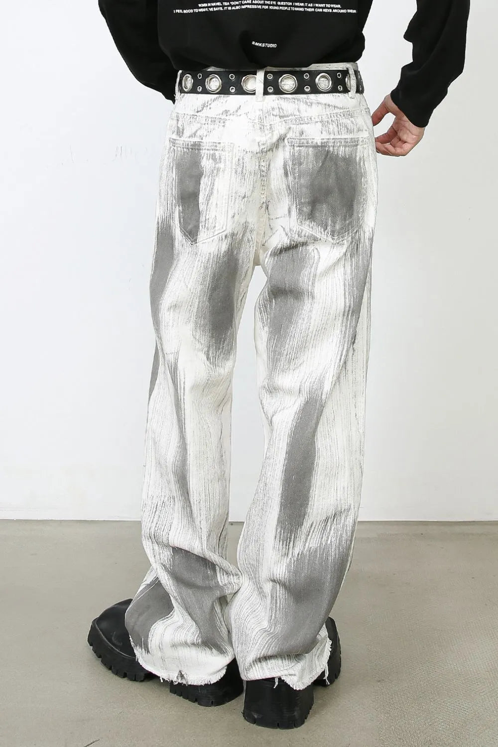 Men's Contrast Loose Jeans Carauana Store