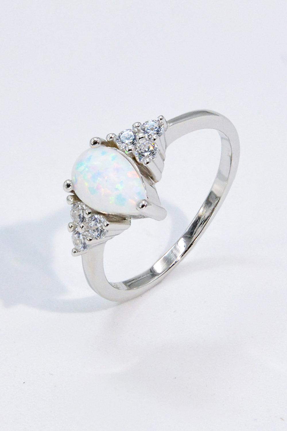 Limitless Love Opal and Zircon Ring Carauana Store
