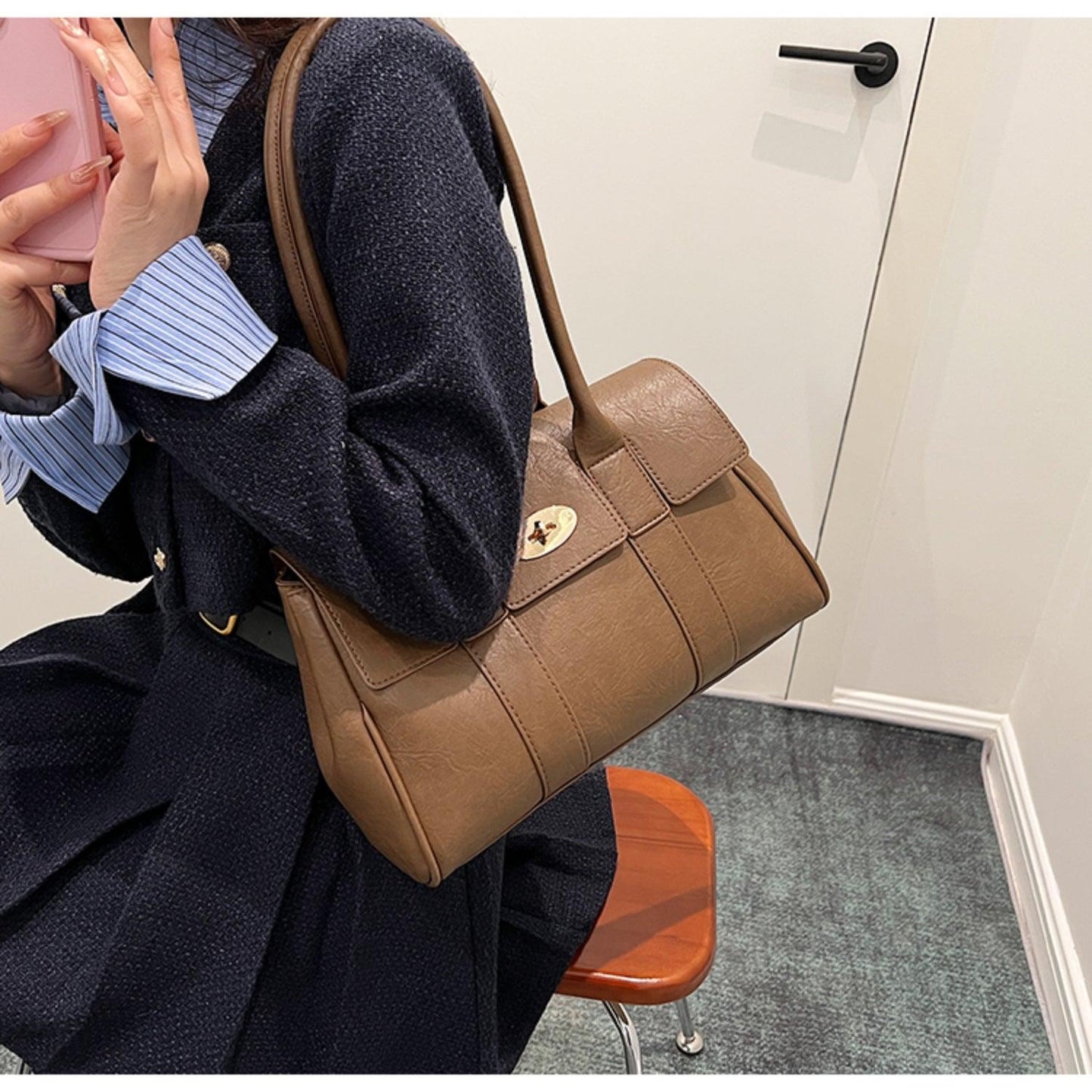 PU Leather Shoulder Bag Carauana Store