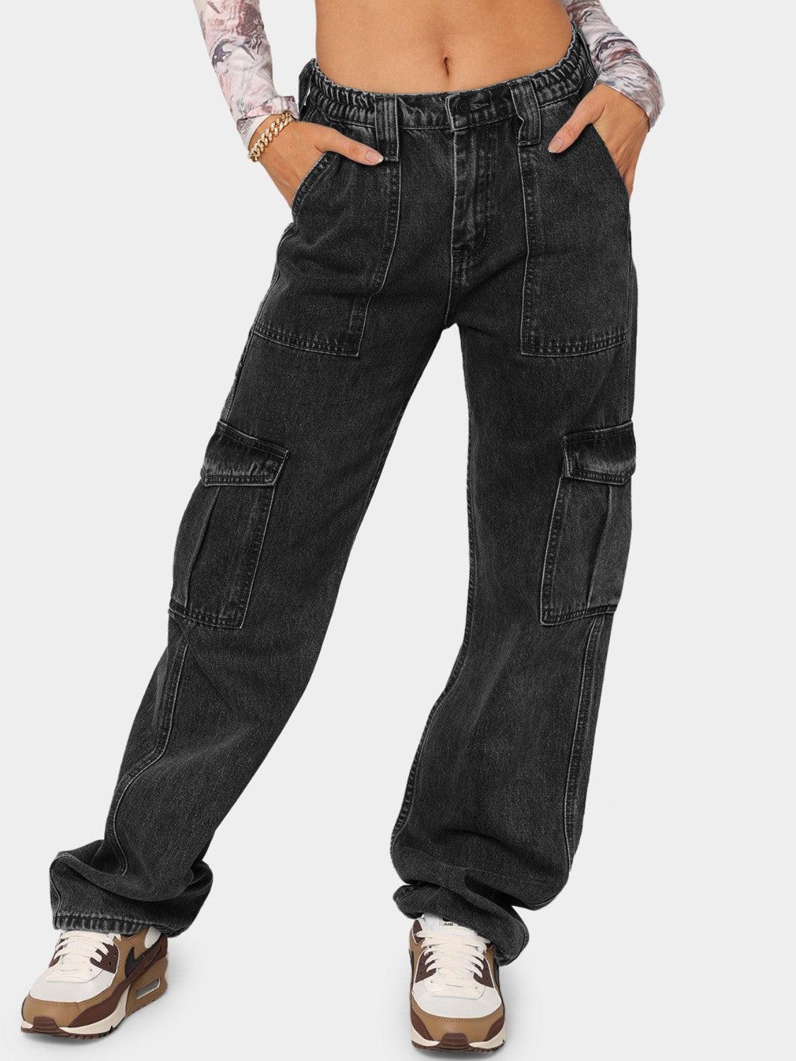Straight Jeans with Pockets Carauana Store