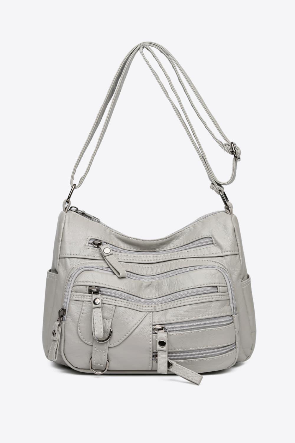 Multi-Pocket PU Leather Crossbody Bag Carauana Store