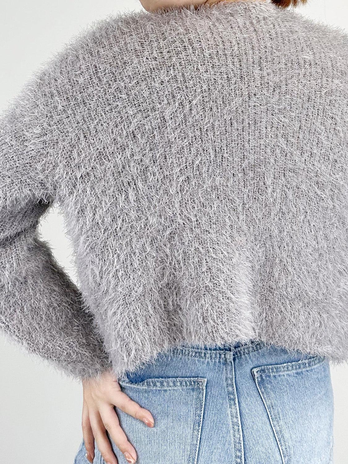 Tied Open Front Dropped Shoulder Cardigan Carauana Store