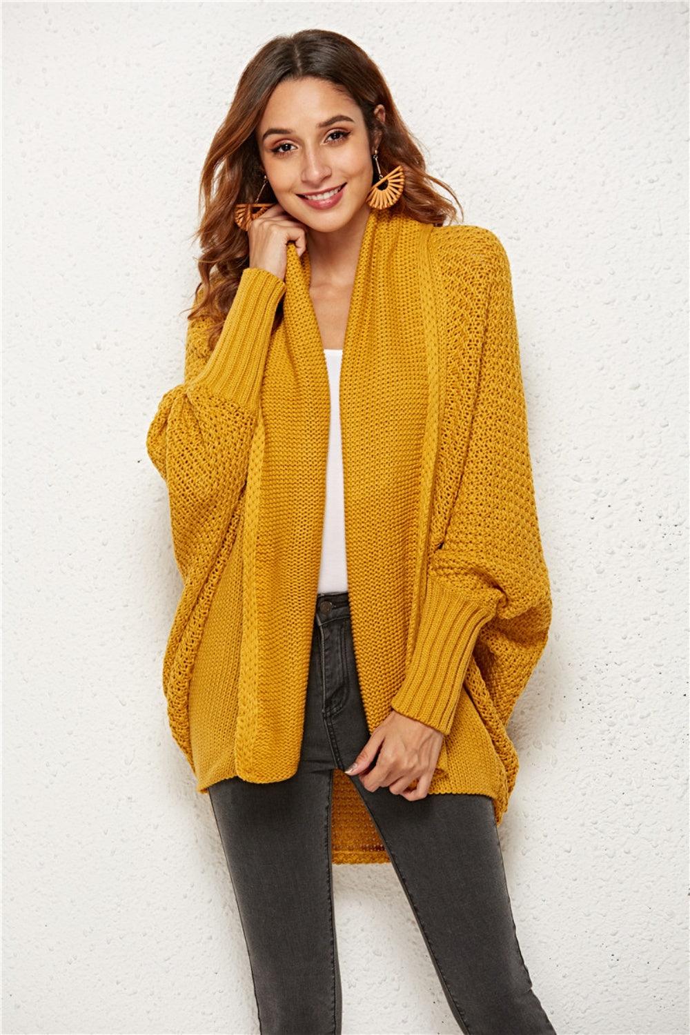 Angel Wings Open Front Batwing Sleeve Cardigan Carauana Store
