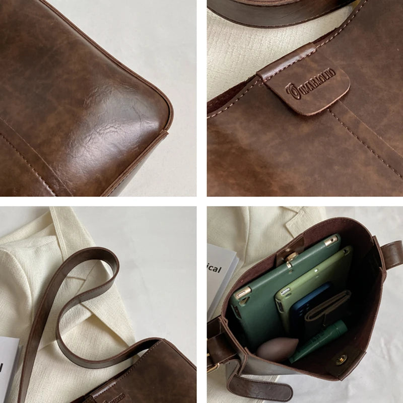 MOODS Retro Shoulder Tote Bag Set For Women