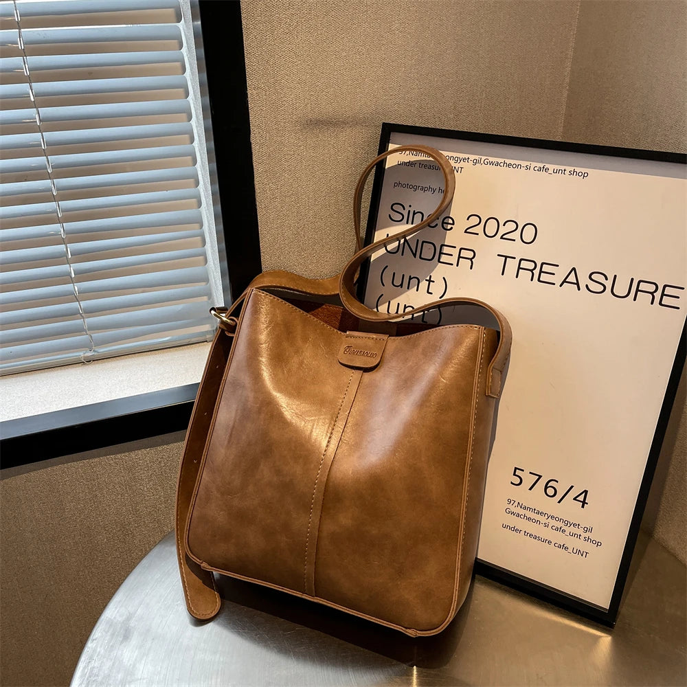 MOODS Retro Shoulder Tote Bag Set For Women