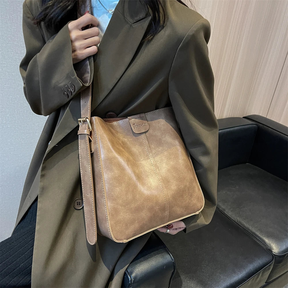 MOODS Retro Shoulder Tote Bag Set For Women