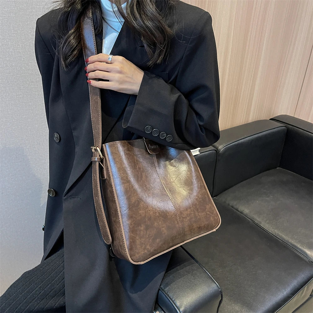 MOODS Retro Shoulder Tote Bag Set For Women