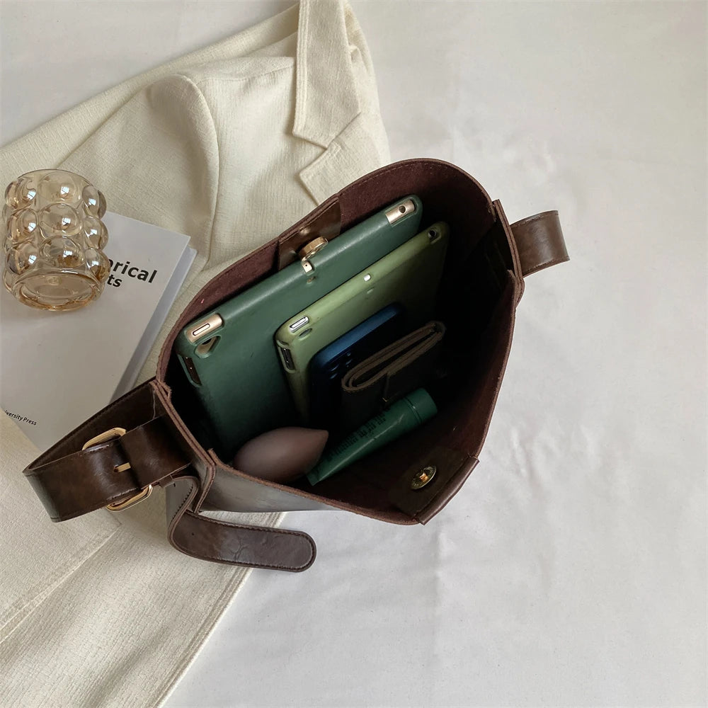 MOODS Retro Shoulder Tote Bag Set For Women