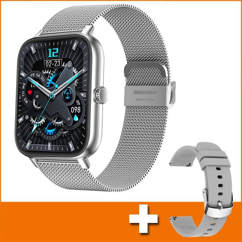 Trosmart Fusion: Where Fashion Meets Functionality in a Timeless Symphony|Smartwatch Golden For Android IOS Unisex Carauana Store