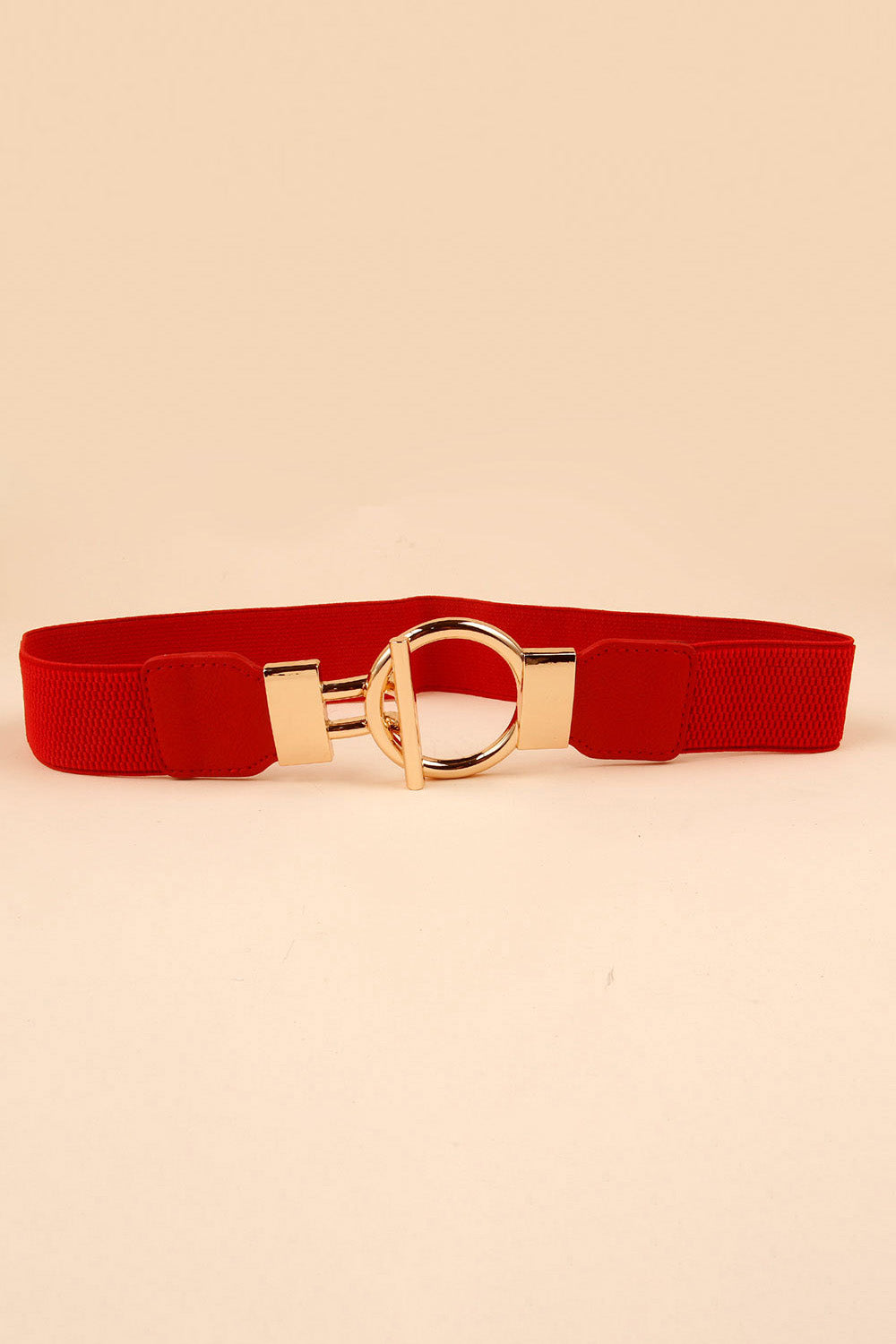 Circle Shape Buckle Zinc Alloy Buckle PU Leather Belt Carauana Store