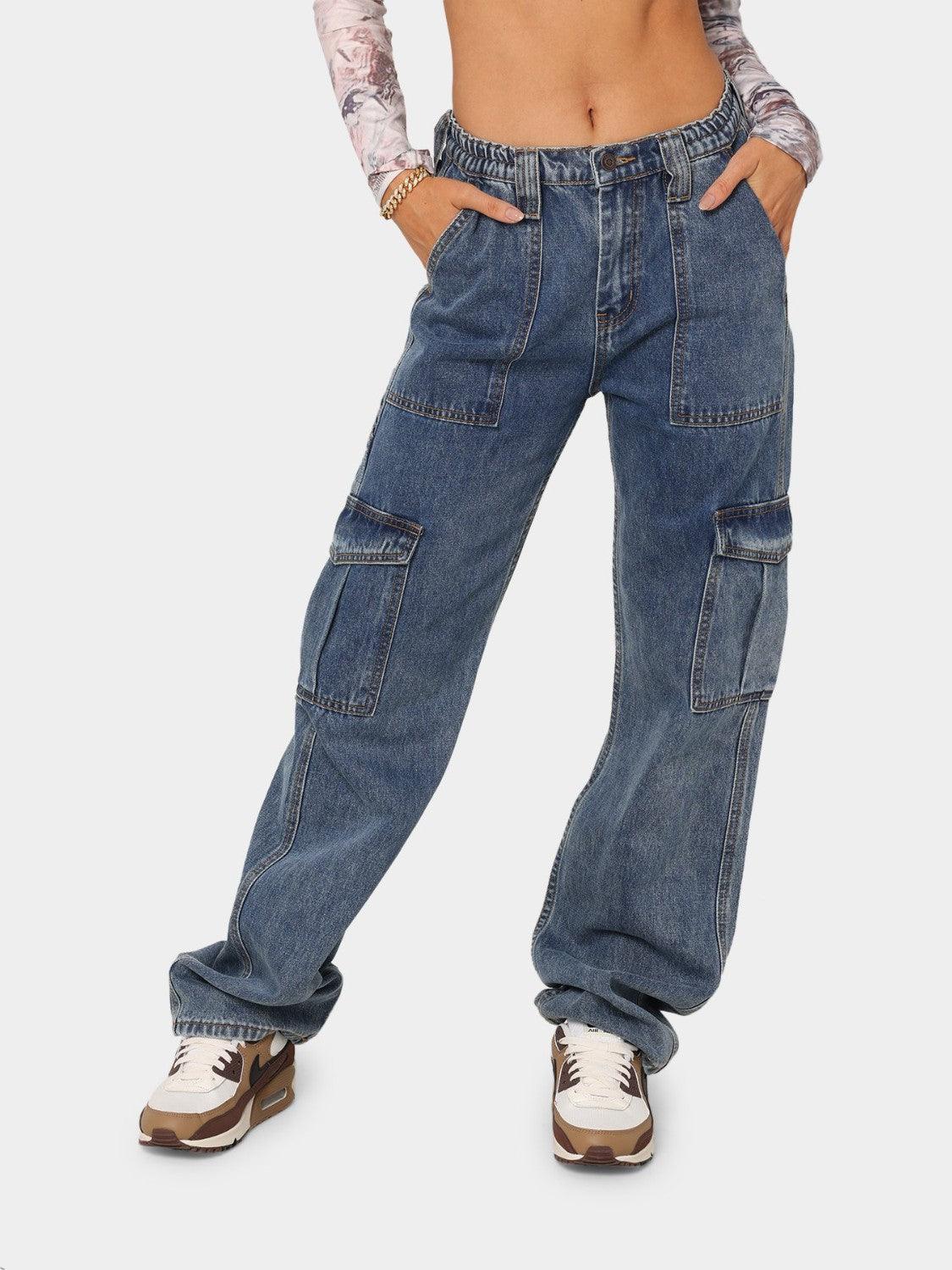 Straight Jeans with Pockets Carauana Store