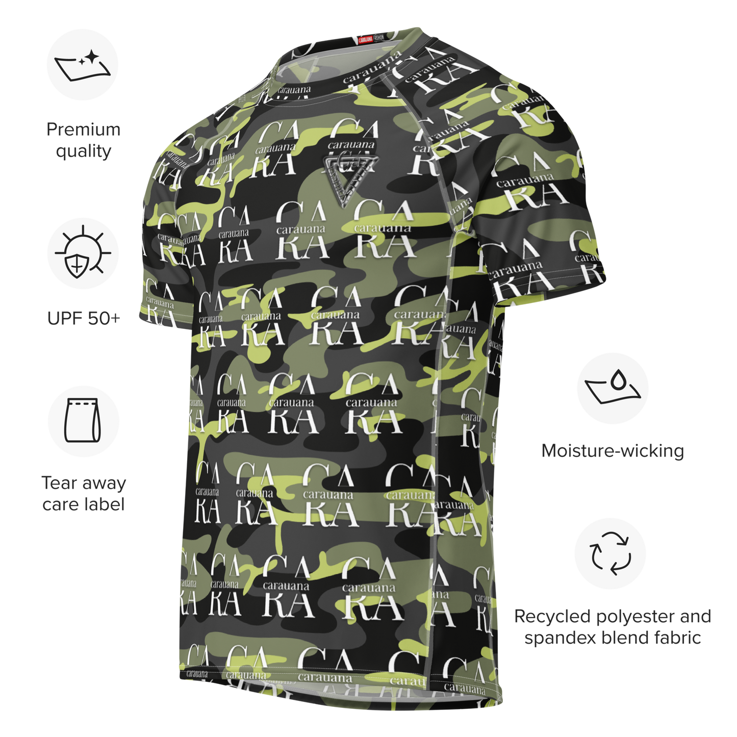 Original CaRaUaNa Rash Guard - Camouflage Carauana Store