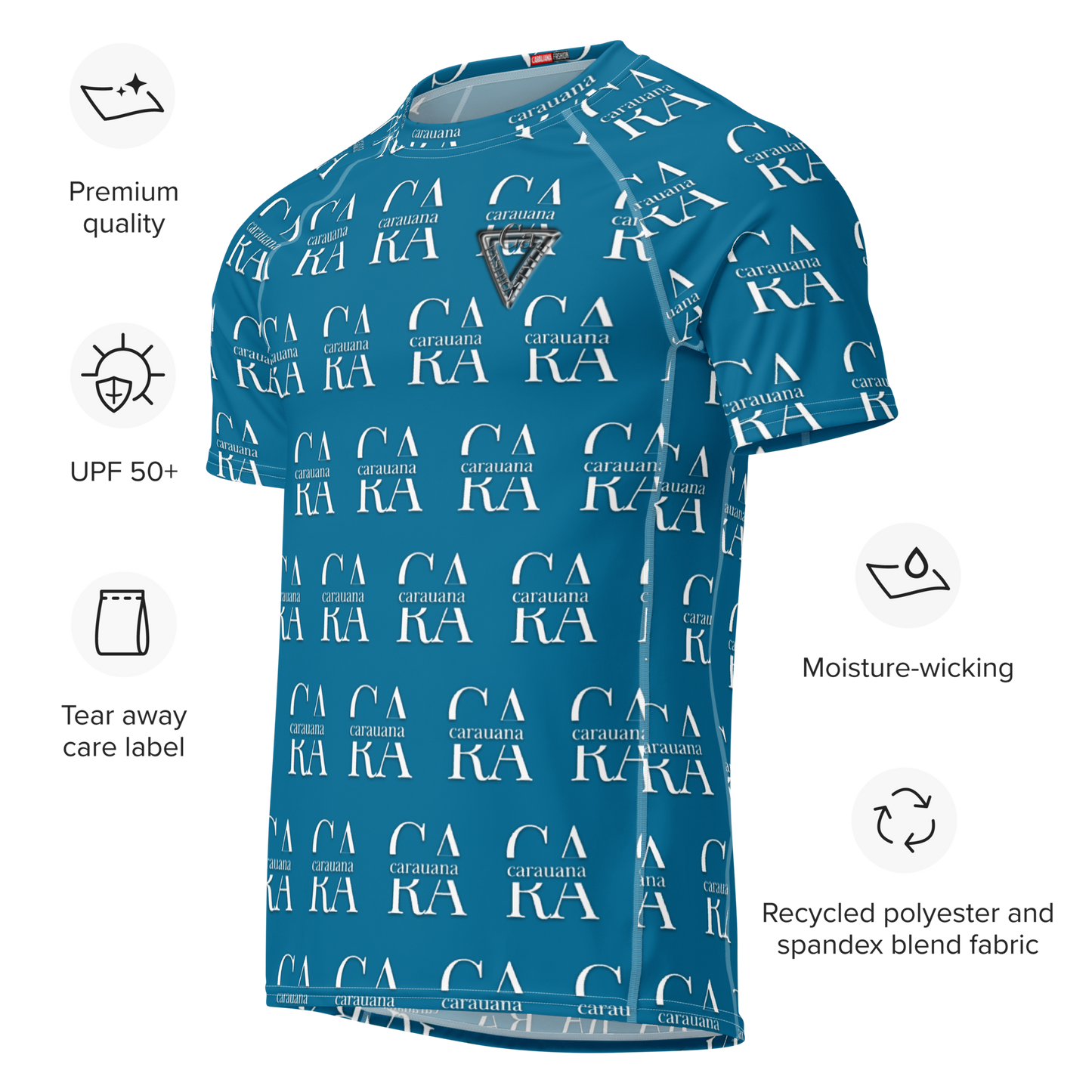 Original CaRaUaNa Rash Guard - Cerulean Carauana Store