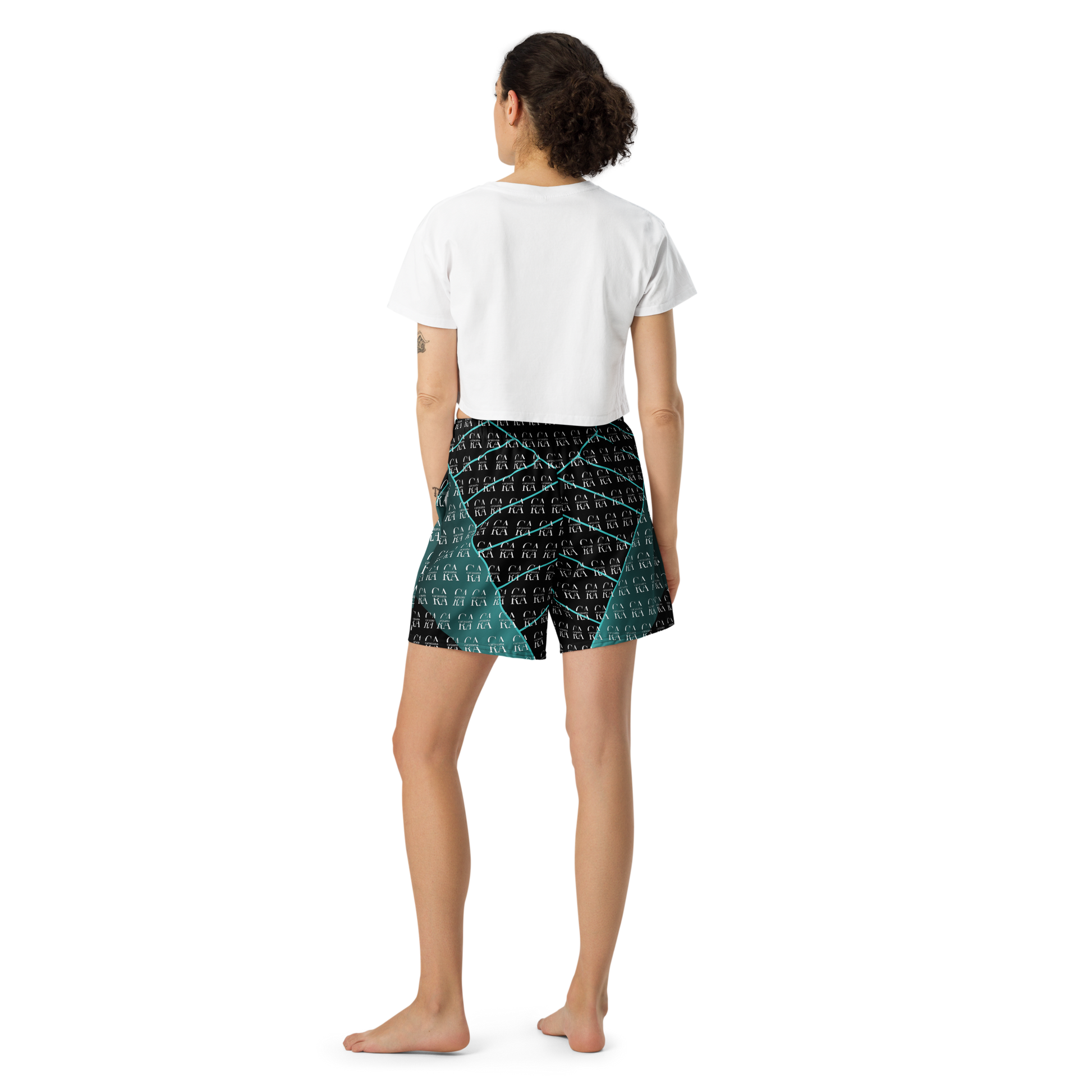 CaRaUaNa Athletic Shorts Unisex Green Famous Carauana Store