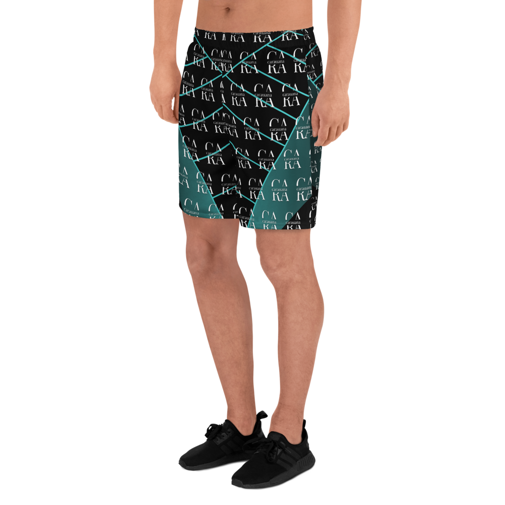 CaRaUaNa Athletic Shorts Unisex Green Famous Carauana Store