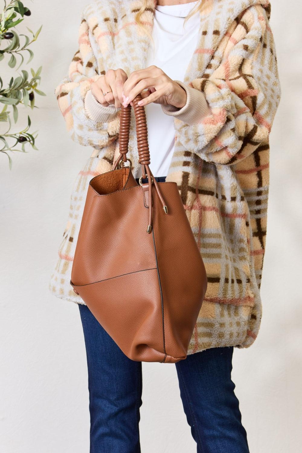SHOMICO Vegan Leather Handbag with Pouch Carauana Store