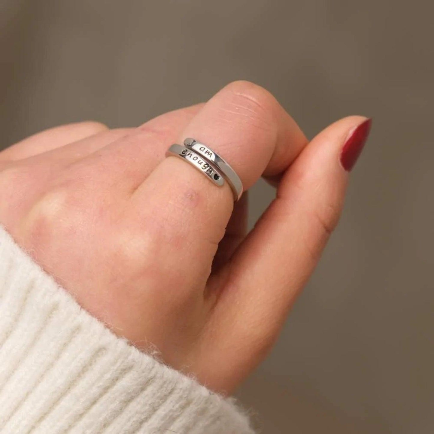 925 Sterling Silver Engraved Bypass Ring Carauana Store