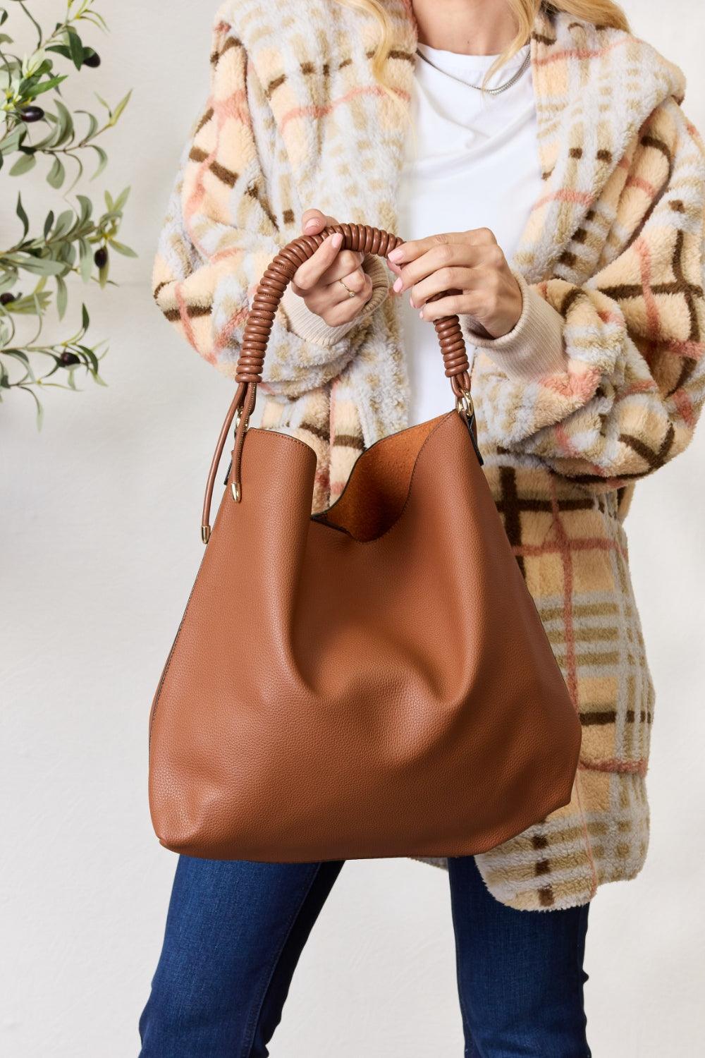 SHOMICO Vegan Leather Handbag with Pouch Carauana Store