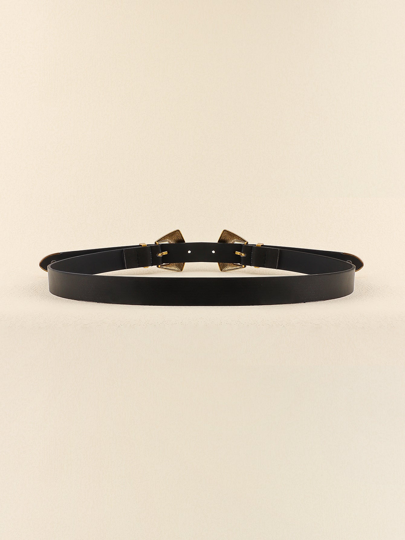 Double Buckle PU Leather Belt Carauana Store