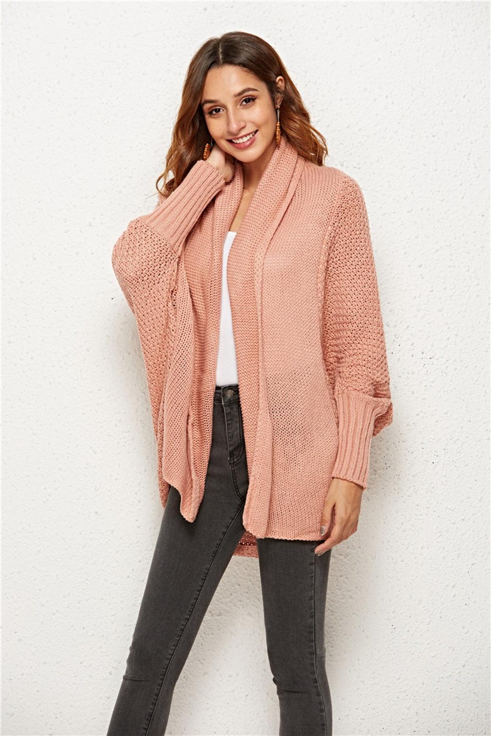 Angel Wings Open Front Batwing Sleeve Cardigan Carauana Store