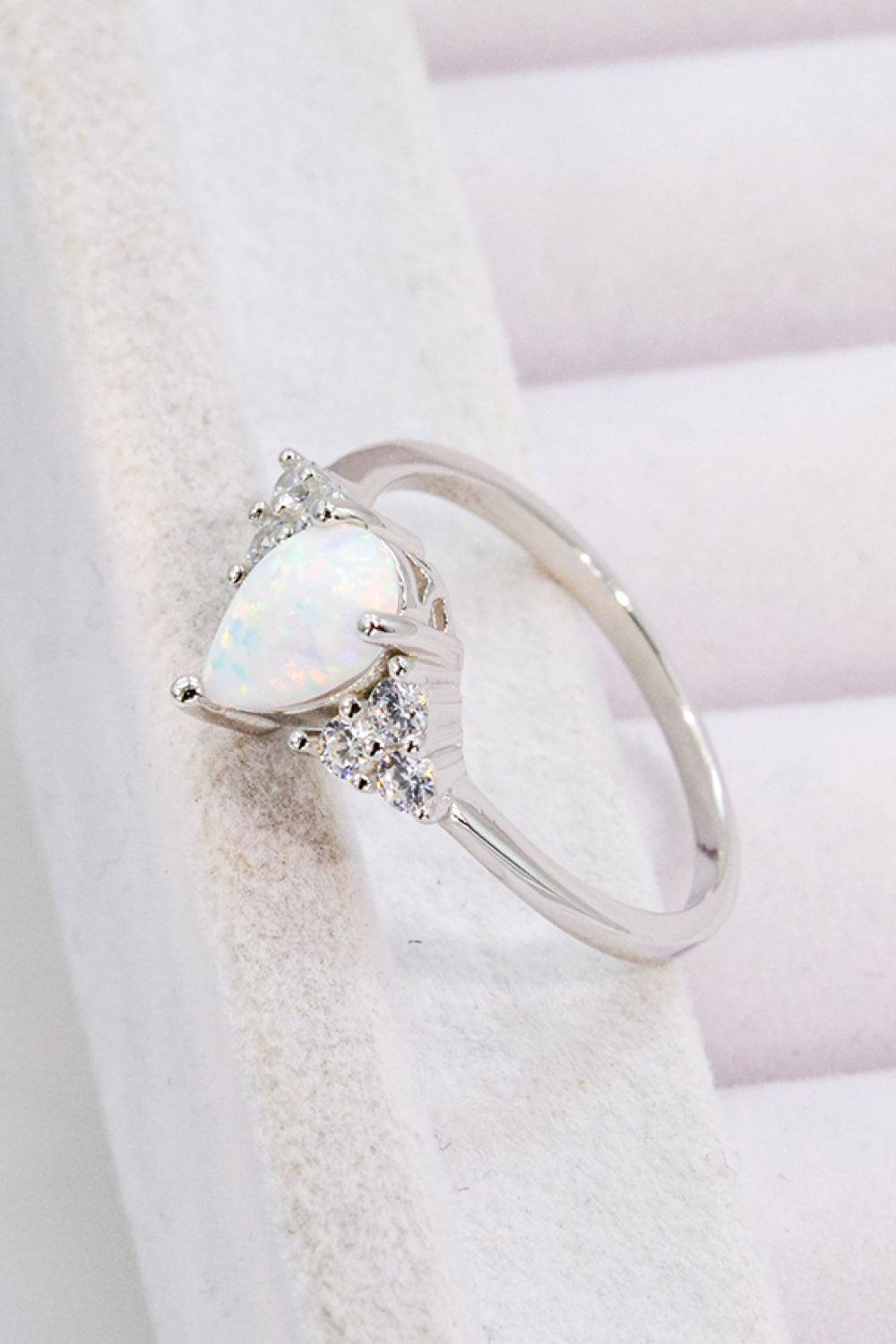 Limitless Love Opal and Zircon Ring Carauana Store