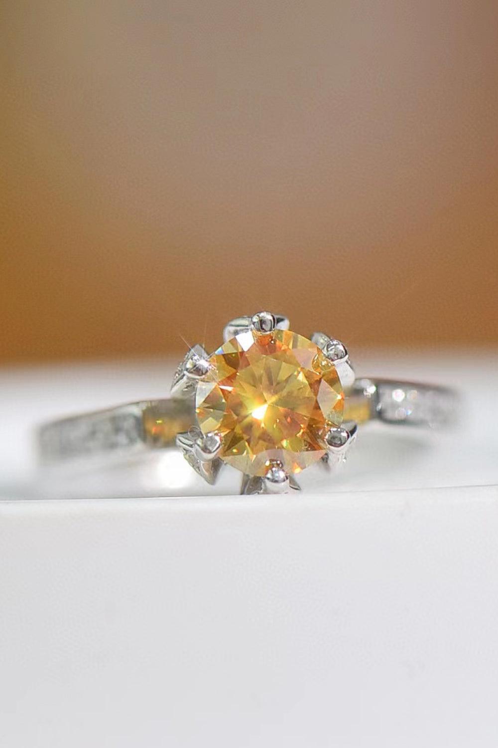 You'are My Lover 2 Carat Moissanite Ring