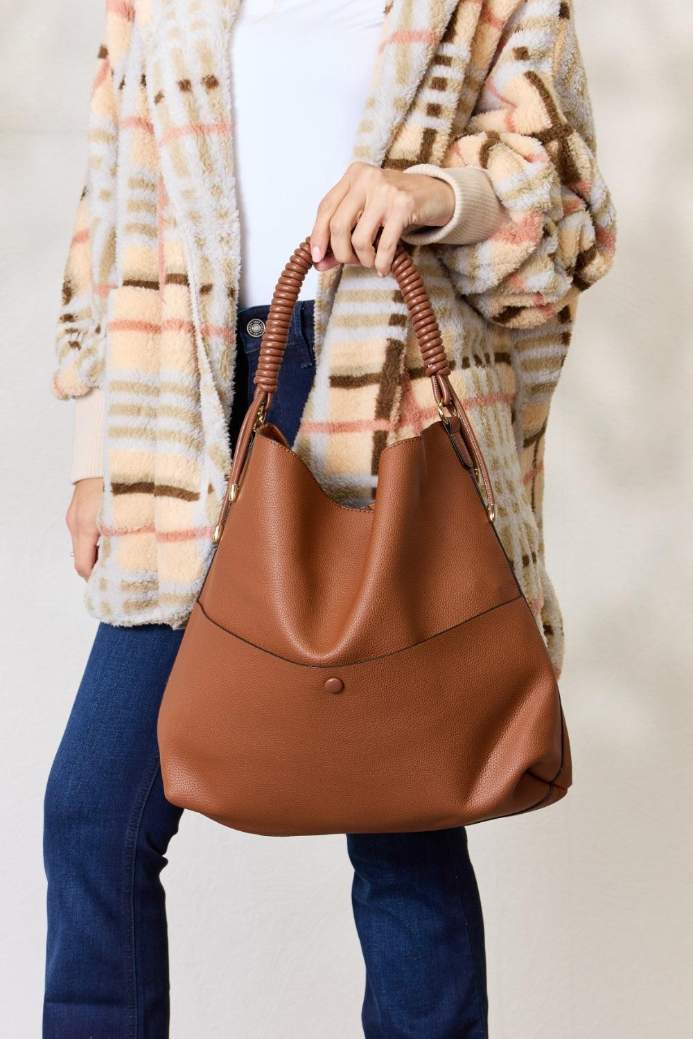 SHOMICO Vegan Leather Handbag with Pouch Carauana Store