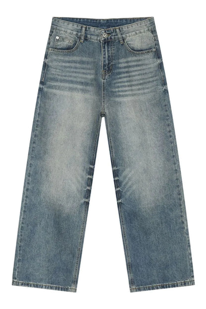 Men's Wide Leg Jeans with Pockets Carauana Store