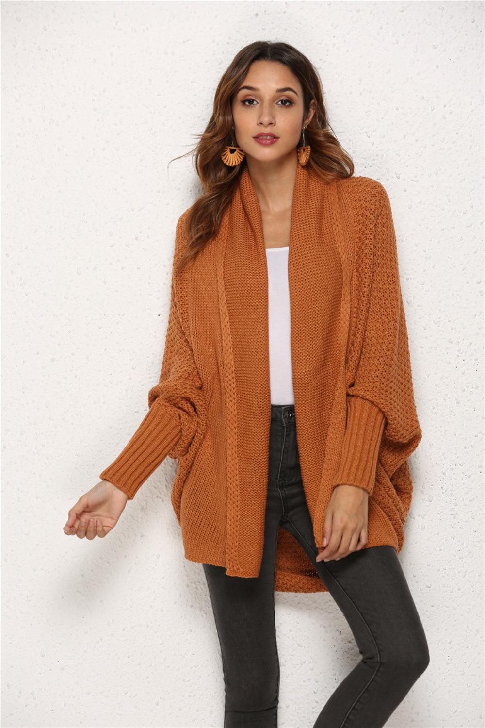 Angel Wings Open Front Batwing Sleeve Cardigan Carauana Store