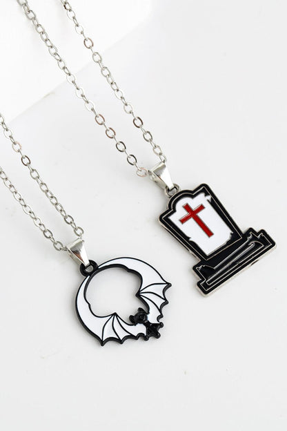 Two-Piece Halloween Theme Necklace Set Carauana Store