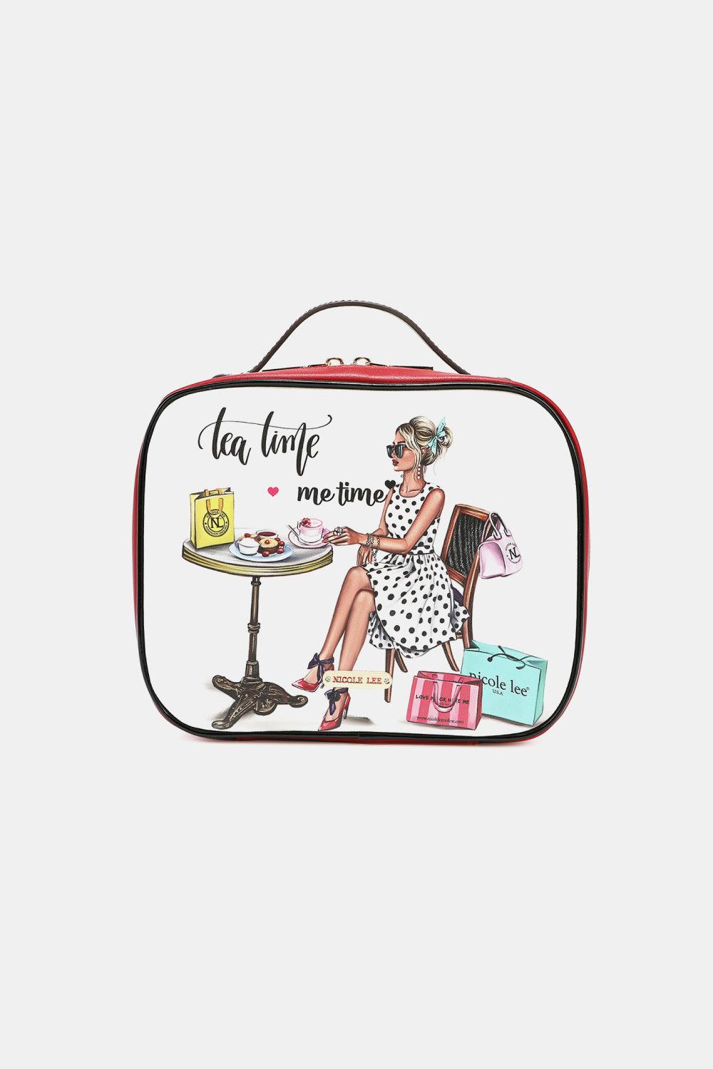 Nicole Lee USA Printed Handbag with Three Pouches Carauana Store