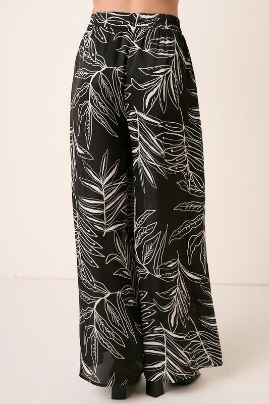 Mittoshop Printed Wide Leg Pants Carauana Store