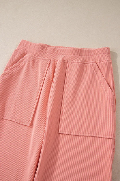 Round Neck Long Sleeve Top and Pants Set Carauana Store