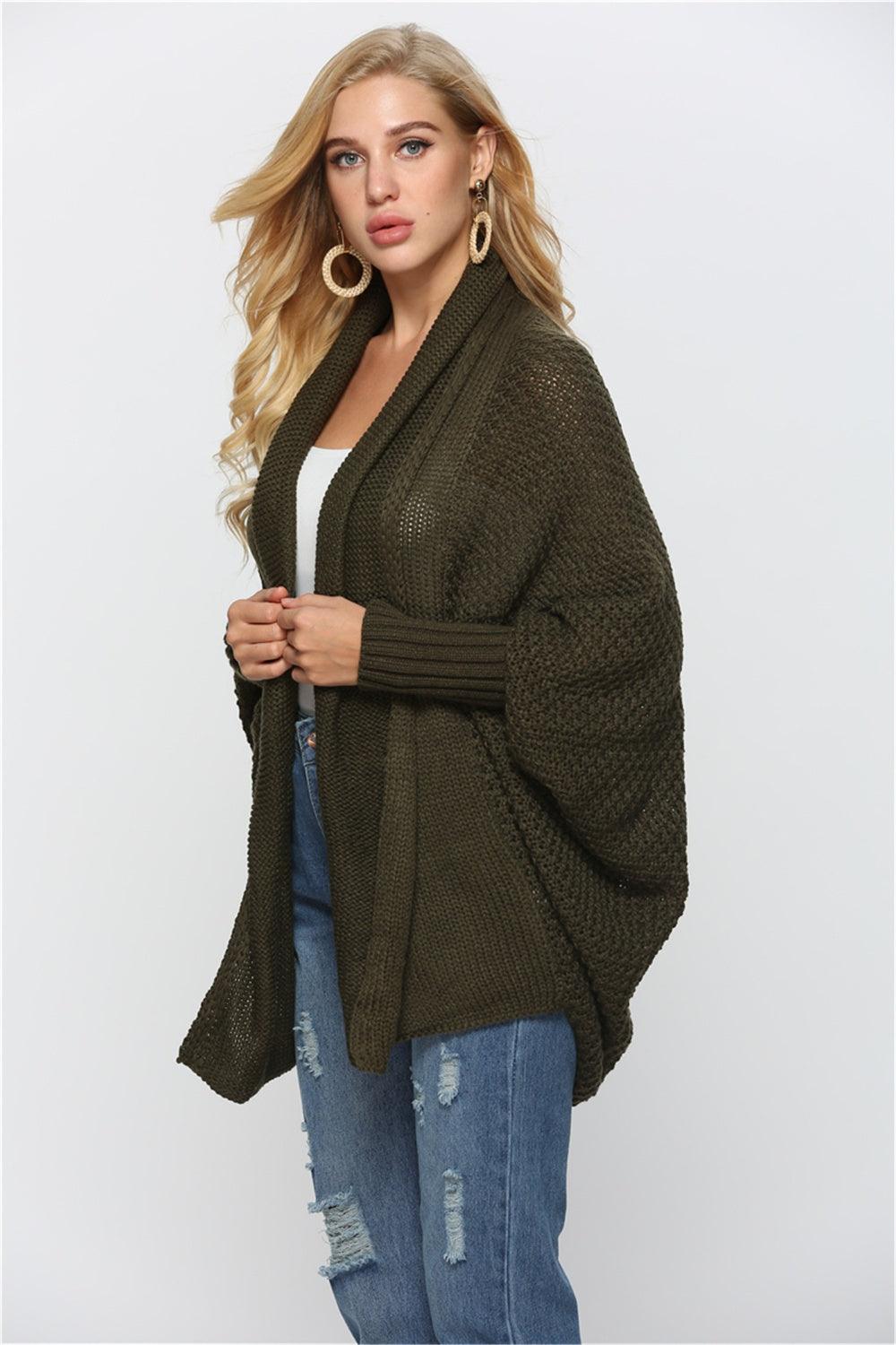 Angel Wings Open Front Batwing Sleeve Cardigan Carauana Store