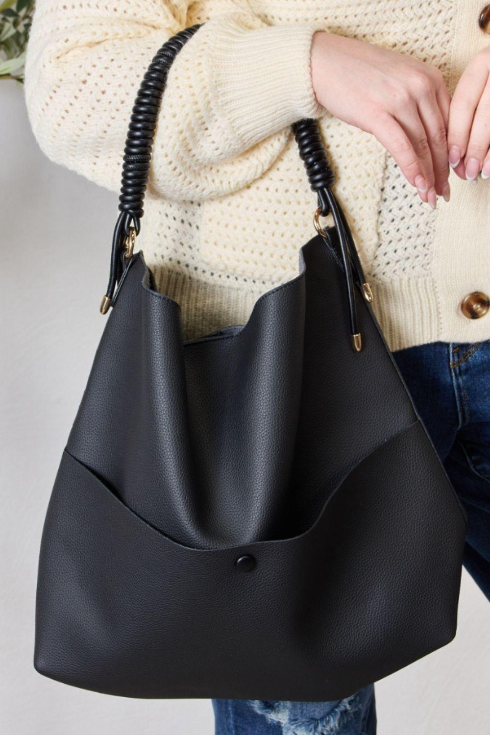 SHOMICO Vegan Leather Handbag with Pouch Carauana Store
