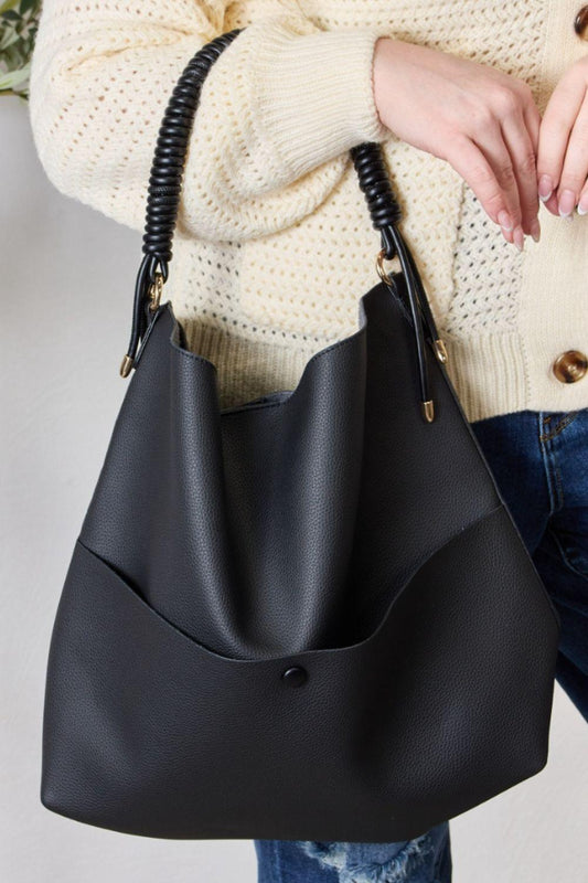 SHOMICO Vegan Leather Handbag with Pouch Carauana Store
