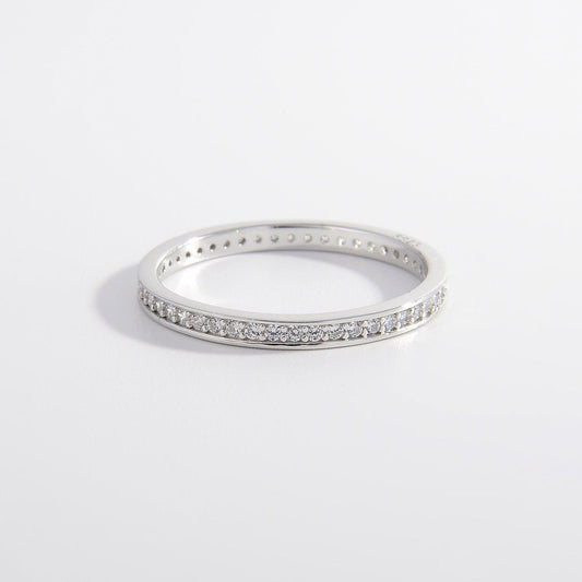 925 Sterling Silver Inlaid Zircon Ring Carauana Store