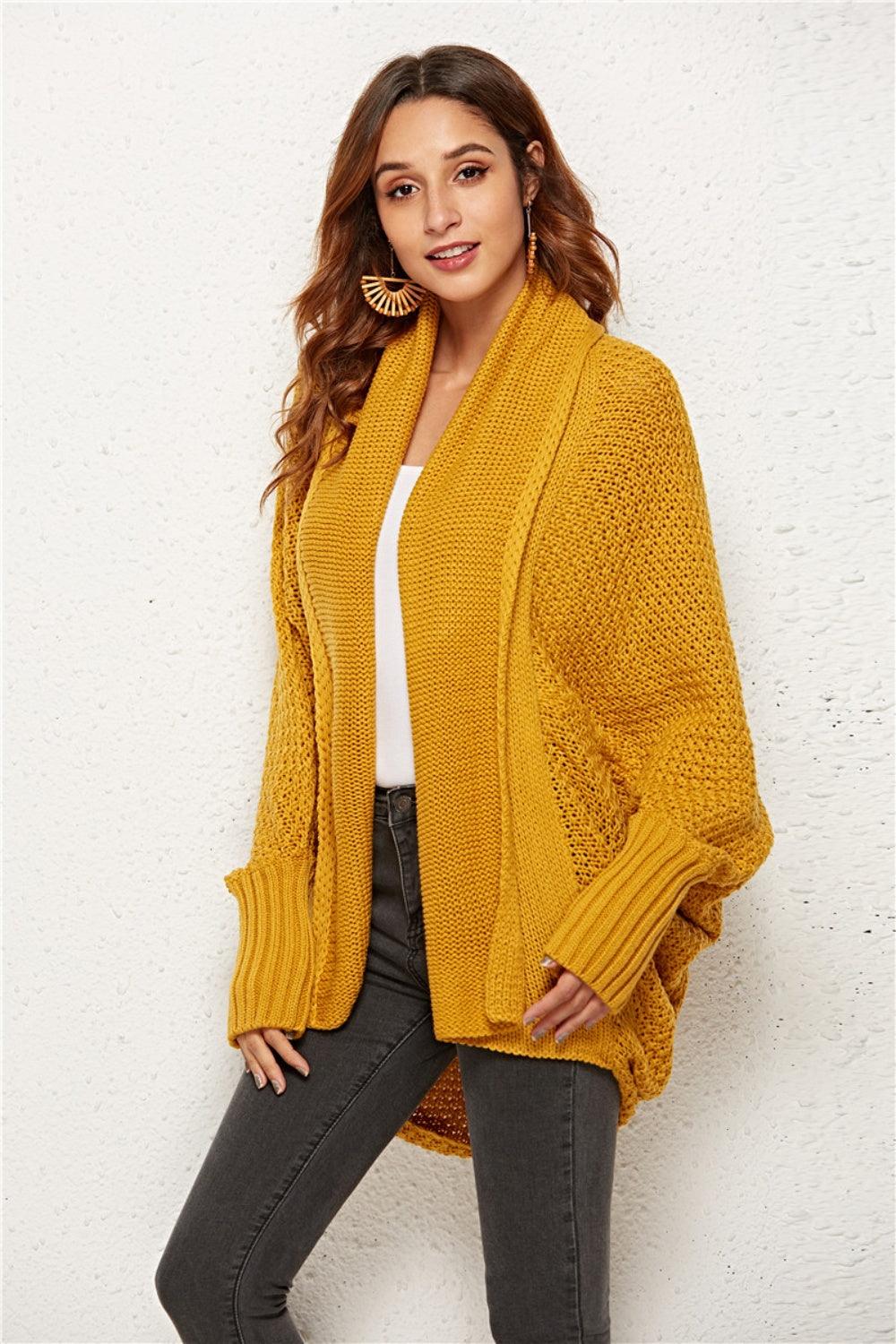 Angel Wings Open Front Batwing Sleeve Cardigan Carauana Store