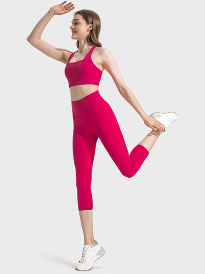 Millennia Scoop Neck Sports Bra Carauana Store