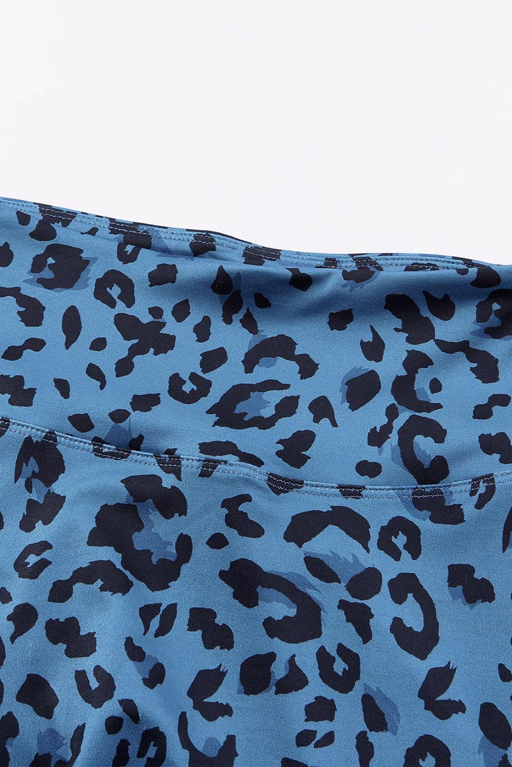 Leopard Print Wide Waistband Leggings Carauana Store