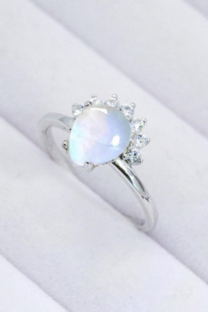 925 Sterling Silver Moonstone Ring Carauana Store