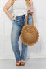 Justin Taylor Brunch Time Straw Rattan Handbag