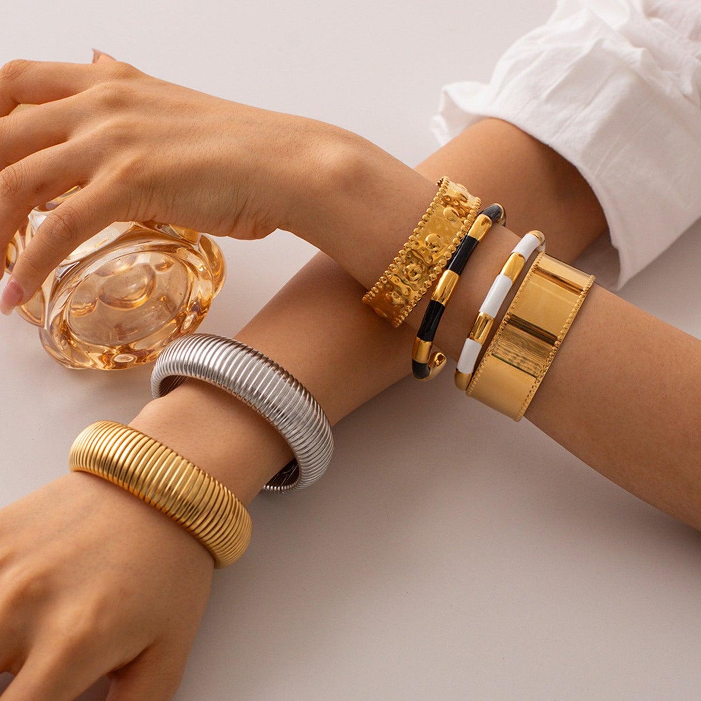 18K Gold-Plated Stainless Steel Bracelet Carauana Store